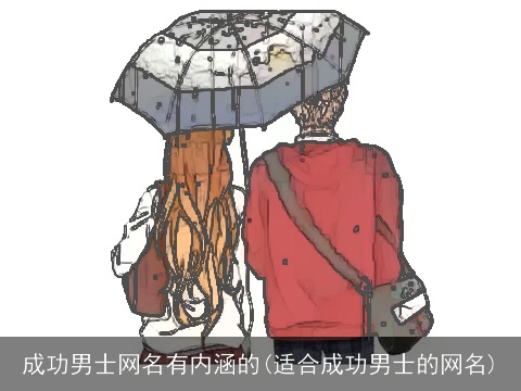 成功男士网名有内涵的(适合成功男士的网名)