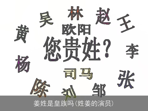 姜姓是皇族吗(姓姜的演员)