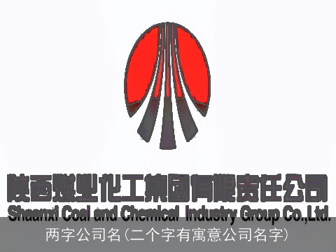 两字公司名(二个字有寓意公司名字)