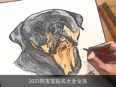 2023狗宝宝起名大全女孩