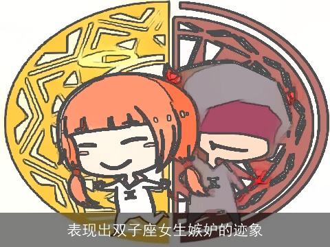表现出双子座女生嫉妒的迹象