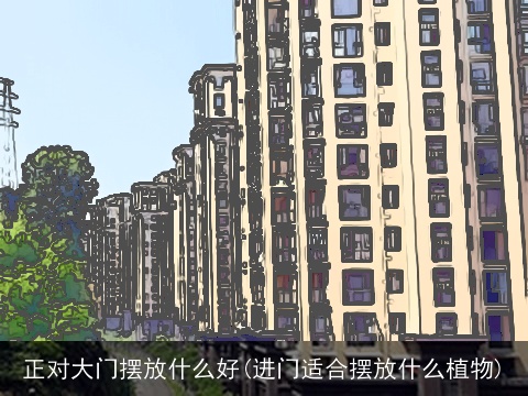 正对大门摆放什么好(进门适合摆放什么植物)