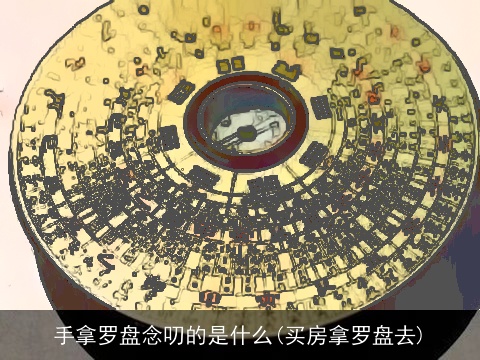 手拿罗盘念叨的是什么(买房拿罗盘去)