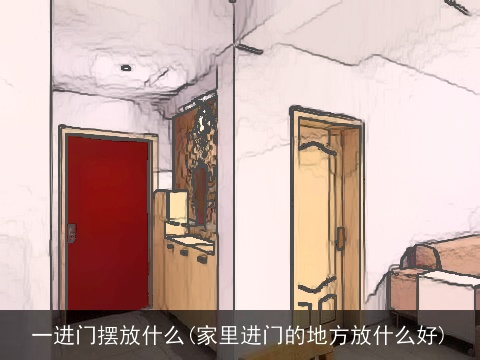 一进门摆放什么(家里进门的地方放什么好)