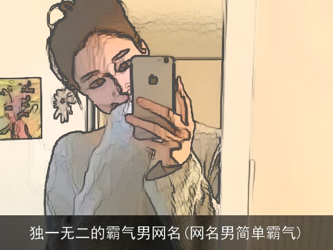 独一无二的霸气男网名(网名男简单霸气)