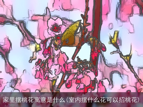 家里摆桃花寓意是什么(室内摆什么花可以招桃花)