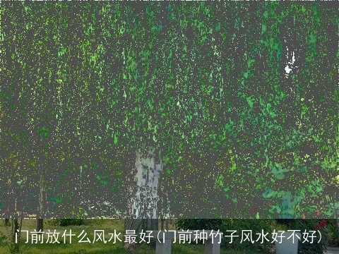 门前放什么风水最好(门前种竹子风水好不好)