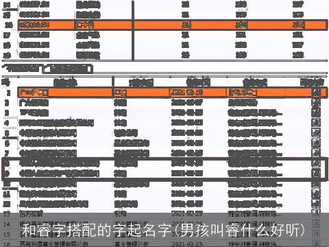和睿字搭配的字起名字(男孩叫睿什么好听)
