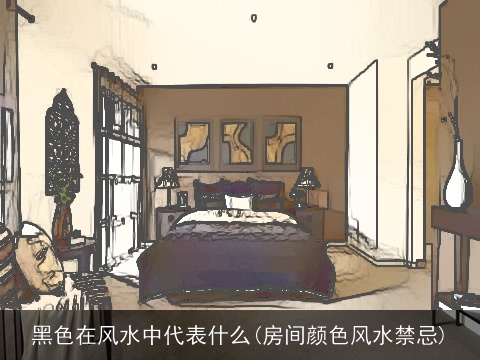 黑色在风水中代表什么(房间颜色风水禁忌)