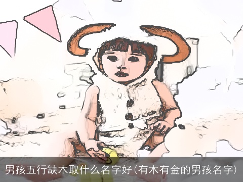 男孩五行缺木取什么名字好(有木有金的男孩名字)