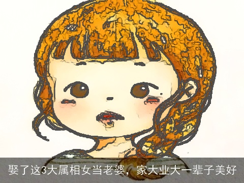 娶了这3大属相女当老婆，家大业大一辈子美好