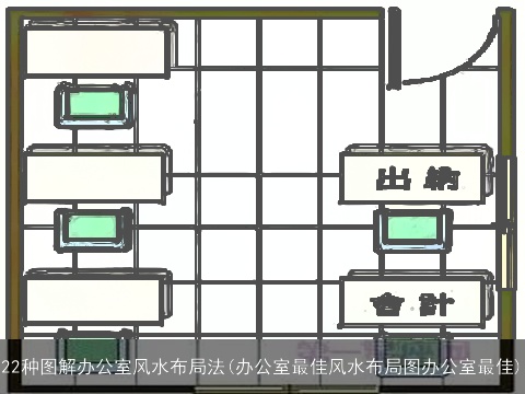 22种图解办公室风水布局法(办公室最佳风水布局图办公室最佳)