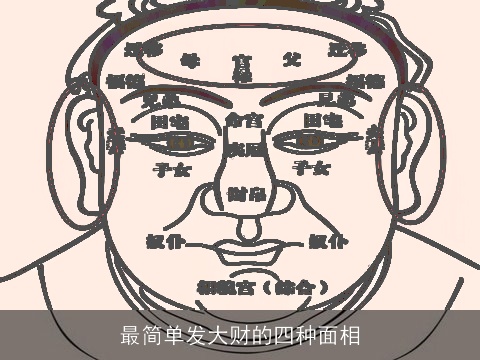 最简单发大财的四种面相