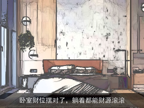 卧室财位摆对了，躺着都能财源滚滚