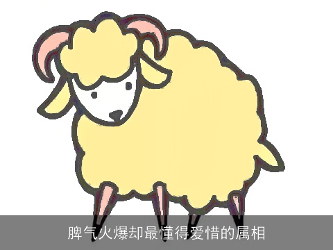 脾气火爆却最懂得爱惜的属相