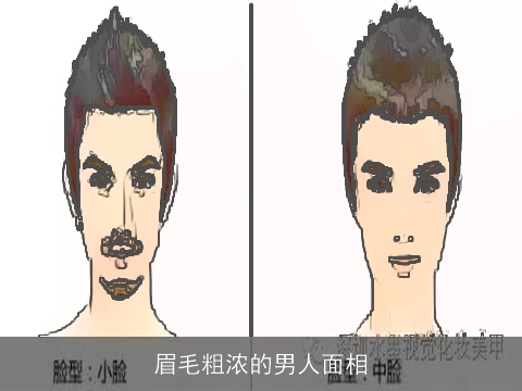 眉毛粗浓的男人面相