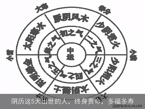 阴历这5天出世的人，终身贵命，多福多寿
