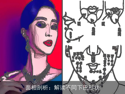 面相剖析：解读不同下巴形状