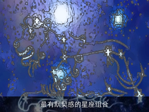 最有默契感的星座组合