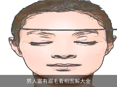 男人富有眉毛看相图解大全