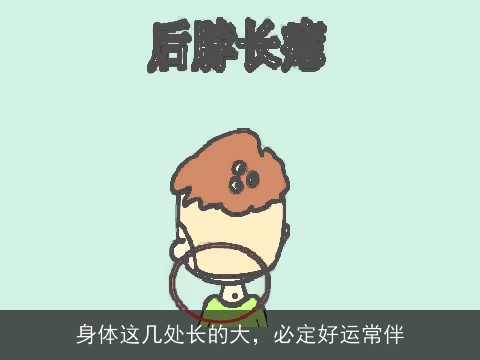 身体这几处长的大，必定好运常伴
