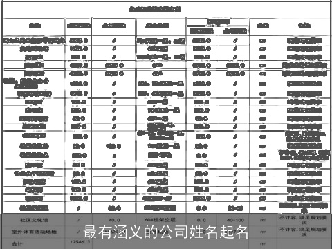 最有涵义的公司姓名起名