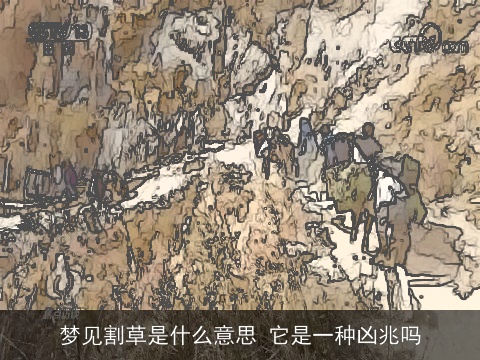 梦见割草是什么意思 它是一种凶兆吗