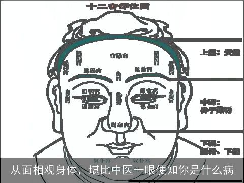 从面相观身体，堪比中医一眼便知你是什么病