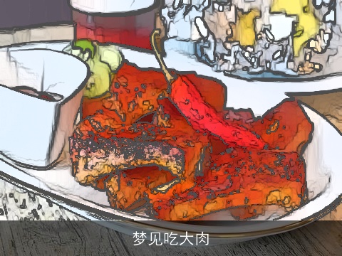 梦见吃大肉