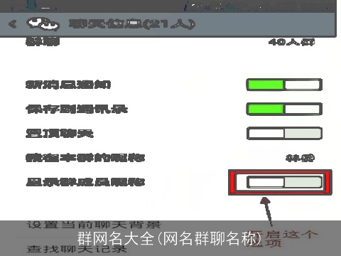 群网名大全(网名群聊名称)