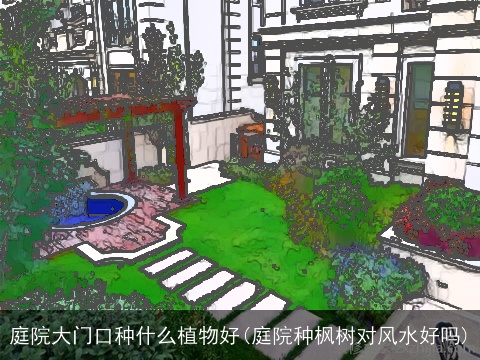 庭院大门口种什么植物好(庭院种枫树对风水好吗)