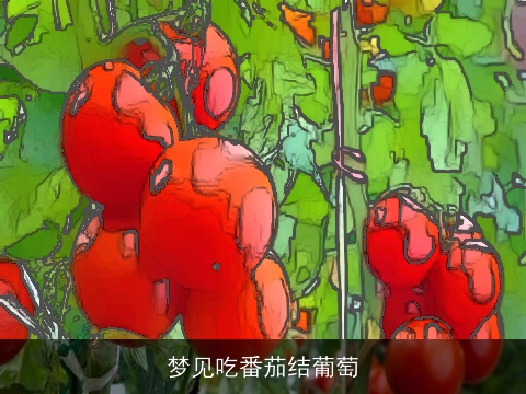 梦见吃番茄结葡萄