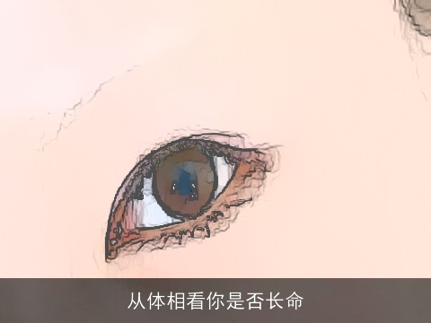 从体相看你是否长命