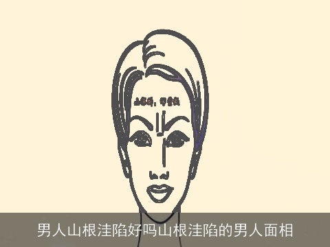 男人山根洼陷好吗山根洼陷的男人面相