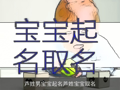 芦姓男宝宝起名芦姓宝宝取名