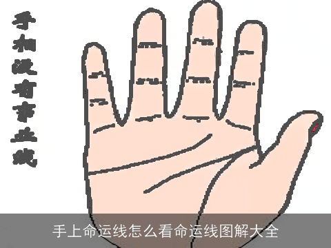 手上命运线怎么看命运线图解大全
