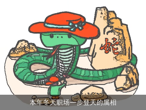 本年冬天职场一步登天的属相