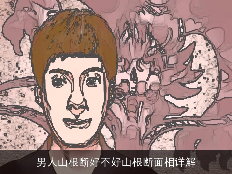 男人山根断好不好山根断面相详解