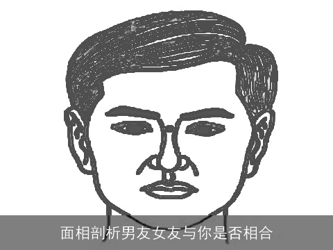 面相剖析男友女友与你是否相合