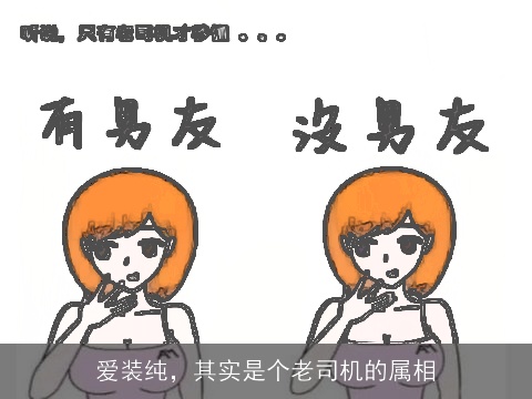 爱装纯，其实是个老司机的属相