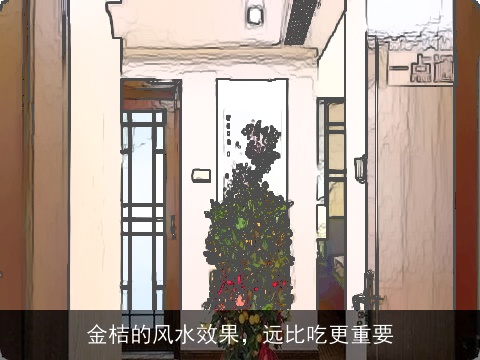 金桔的风水效果，远比吃更重要