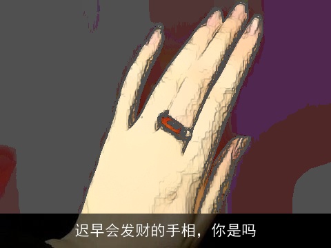 迟早会发财的手相，你是吗