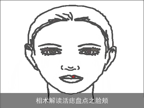 相术解读活痣盘点之脸颊
