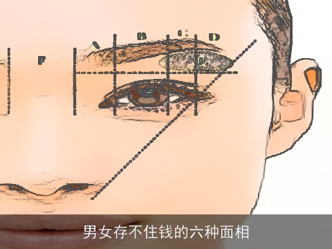 男女存不住钱的六种面相