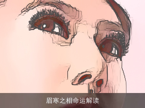 眉寒之相命运解读