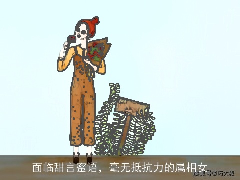 面临甜言蜜语，毫无抵抗力的属相女