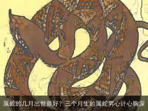 属蛇的几月出世最好？三个月生的属蛇男心计心胸深