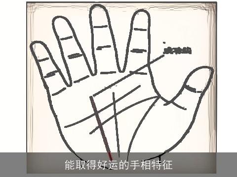 能取得好运的手相特征