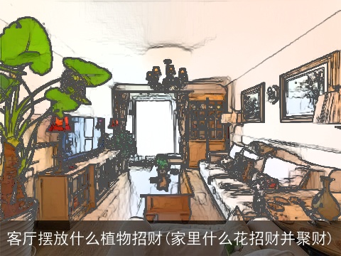 客厅摆放什么植物招财(家里什么花招财并聚财)