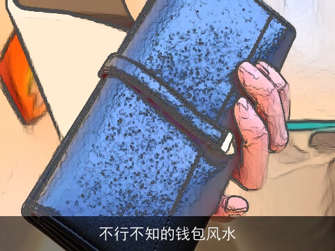 不行不知的钱包风水